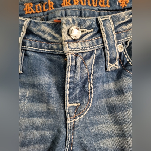 ROCK REVIVAL FAY SKINNY STRETCH JEAN 24 - Picture 5 of 16
